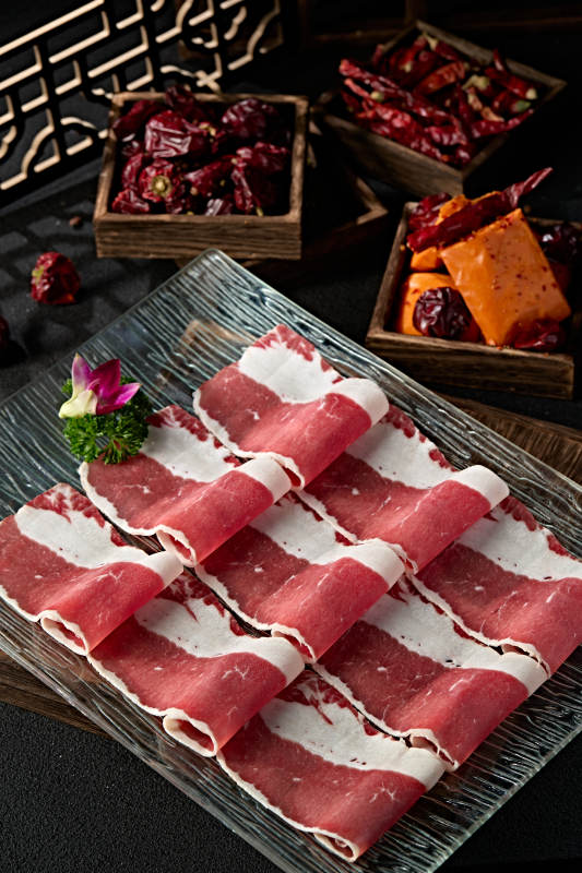 极品火锅食材安哥拉牛肉肥牛切片