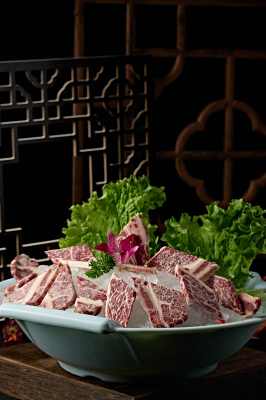 火鍋涮肉食材雪花牛仔骨