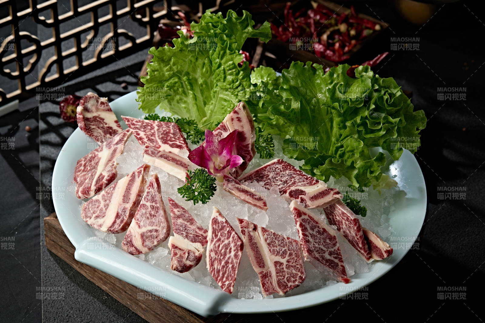 火鍋涮肉食材雪花牛仔骨