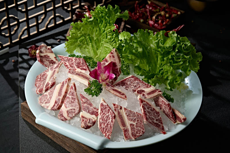 火鍋涮肉食材雪花牛仔骨