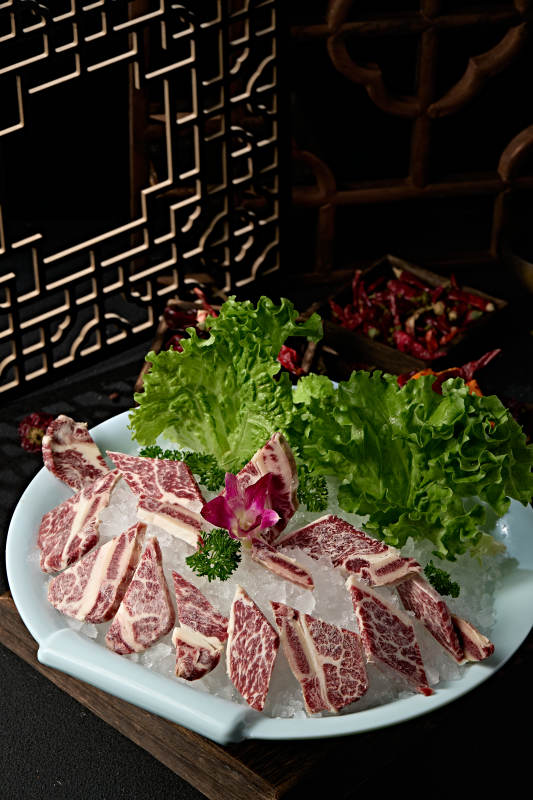 火鍋涮肉食材雪花牛仔骨