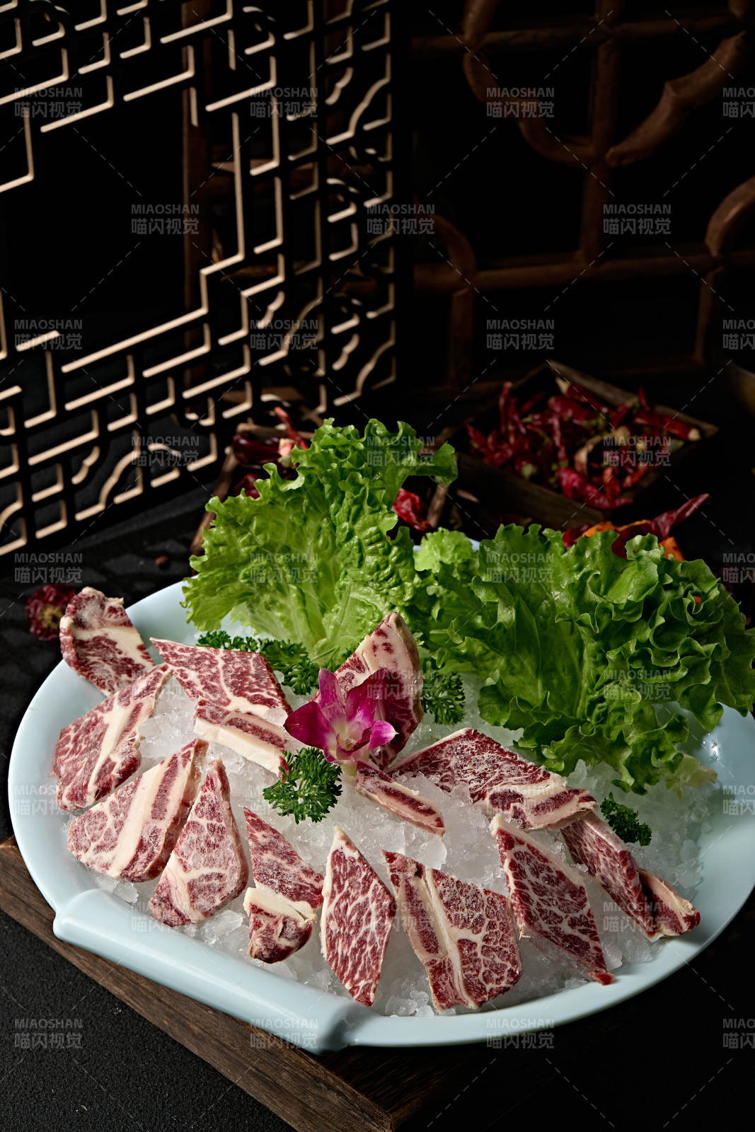 火鍋涮肉食材雪花牛仔骨