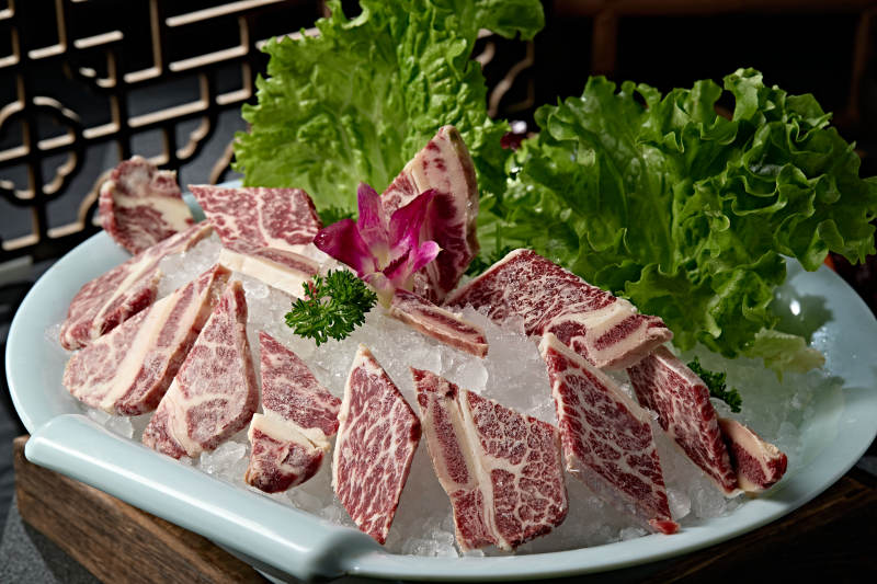 火鍋涮肉食材雪花牛仔骨