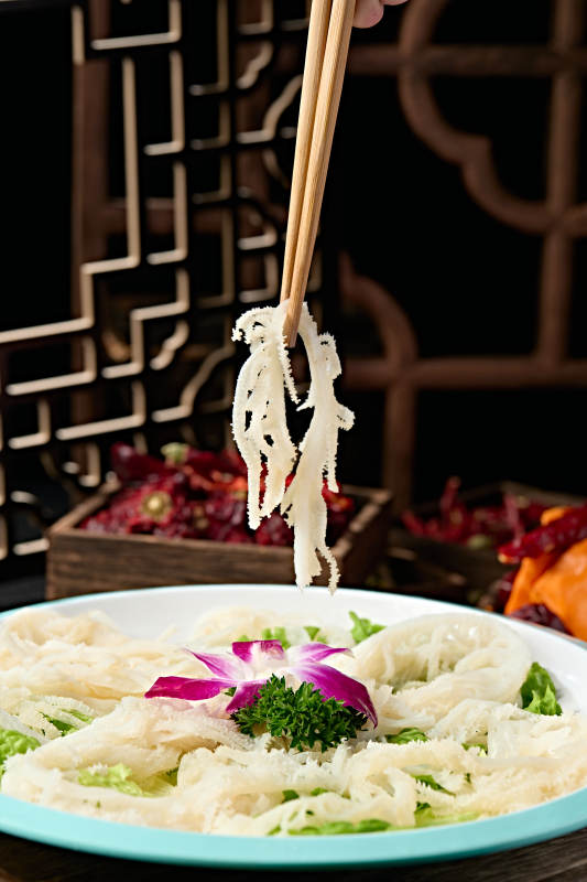 火锅涮肉食材牛千层肚丝脆肚丝