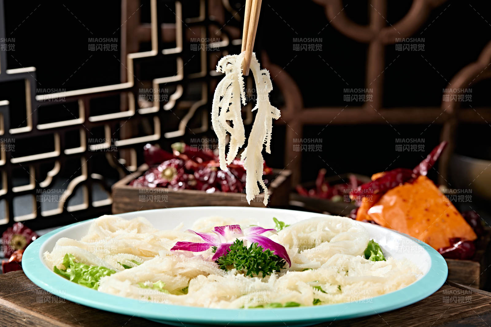 火锅涮肉食材牛千层肚丝脆肚丝