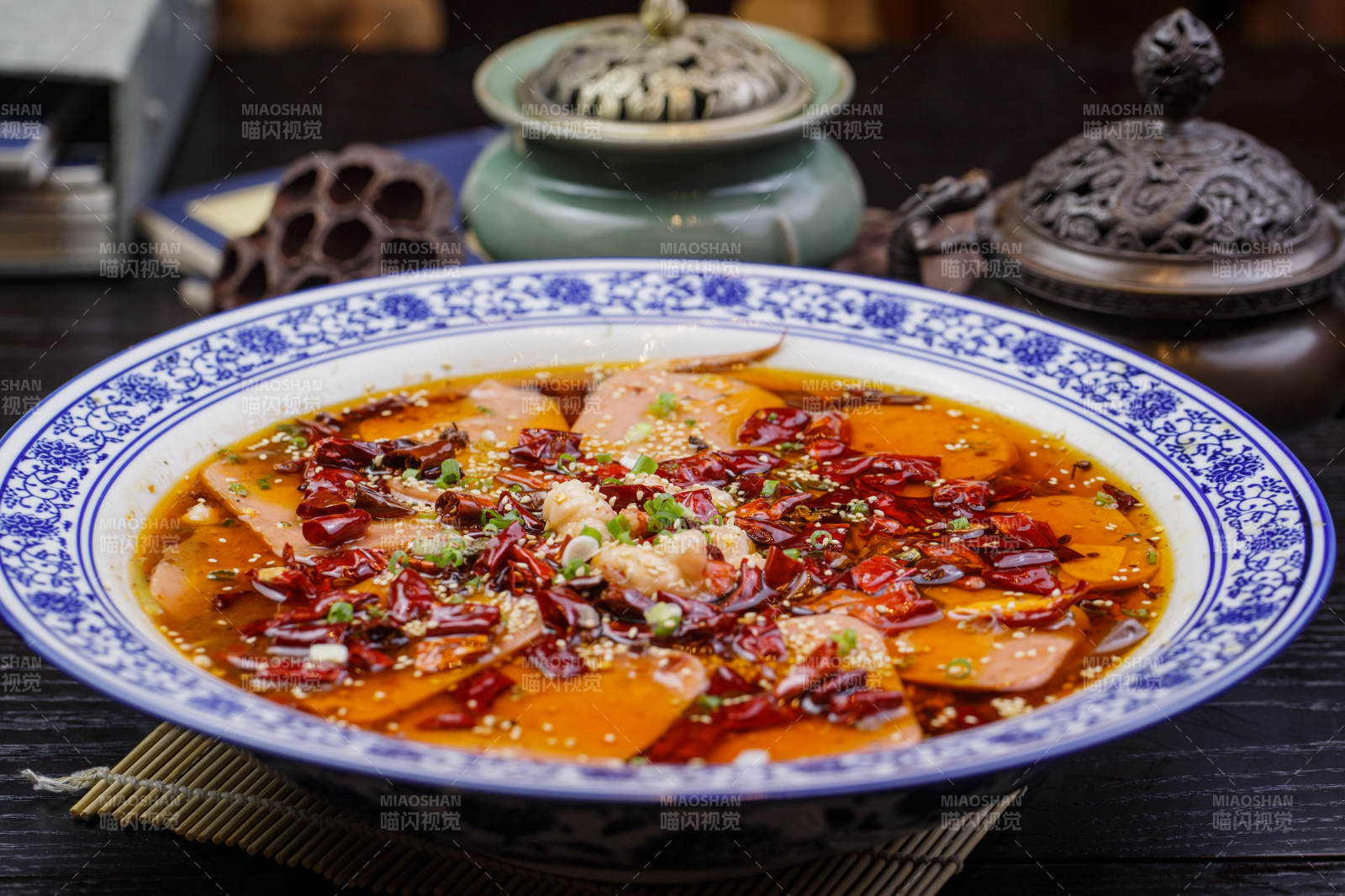 红油椒麻毛血旺