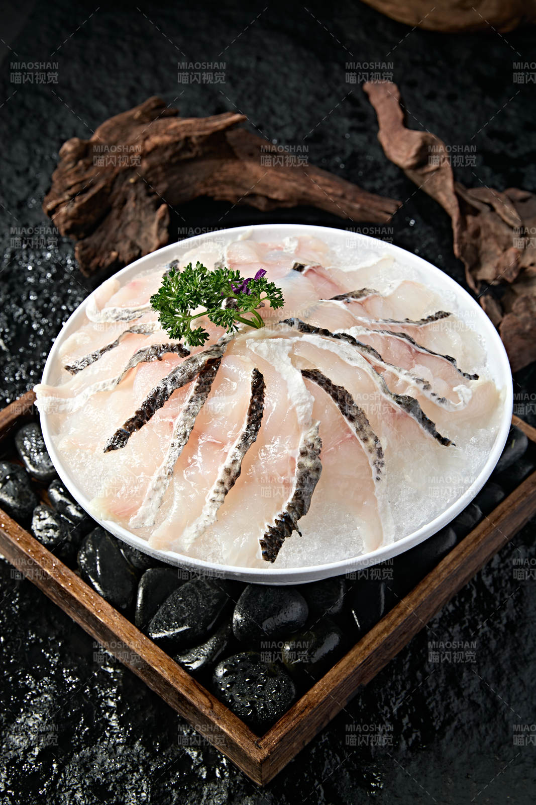 美味火锅食材鲜切青鱼皖鱼鱼片