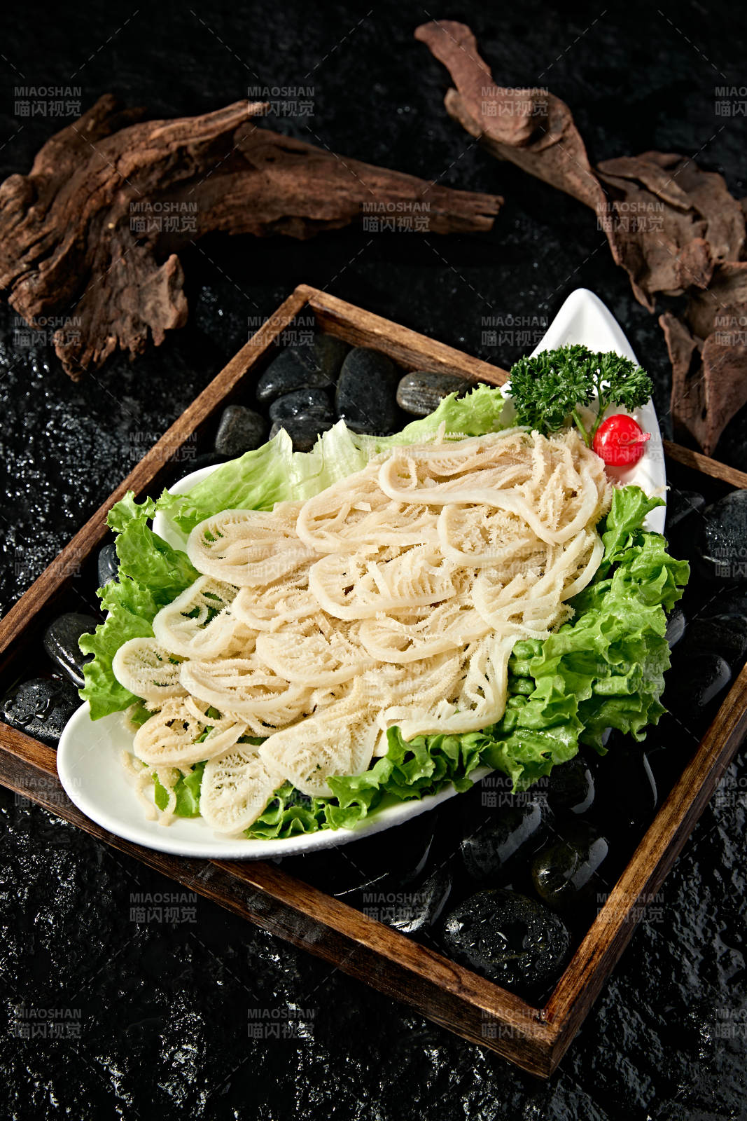 美味火鍋涮品食材新鮮毛肚絲