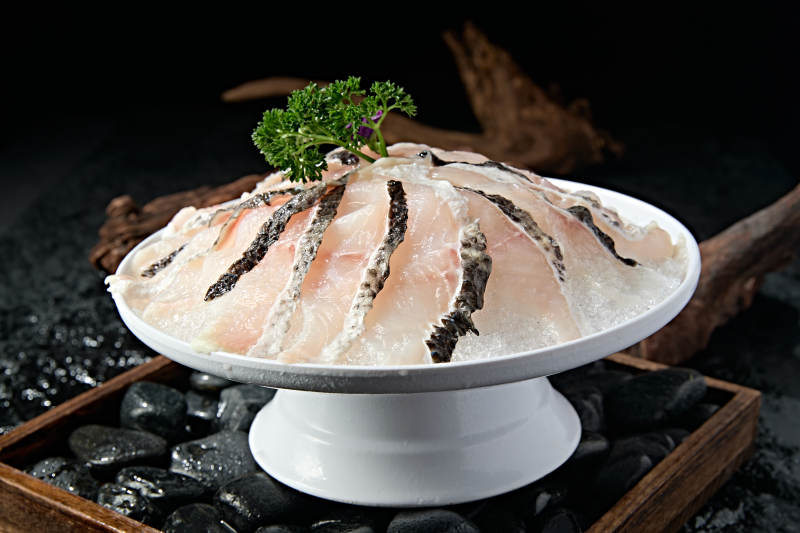 美味火锅食材鲜切青鱼皖鱼鱼片