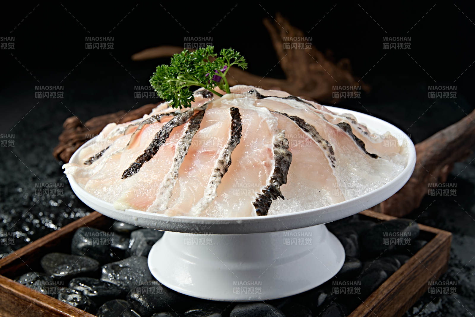 美味火锅食材鲜切青鱼皖鱼鱼片