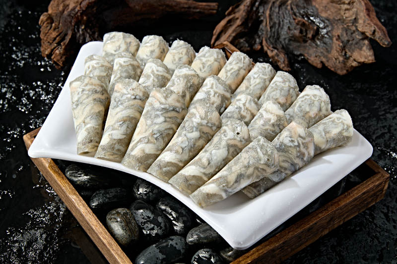 川渝火锅涮品乌鸡肉卷切片