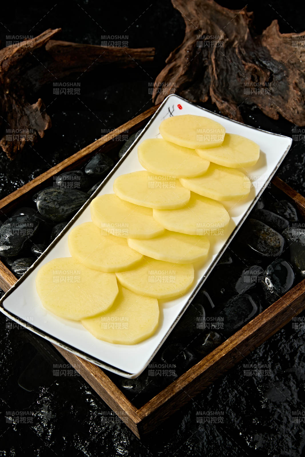 新鲜鲜切土豆片马铃薯片