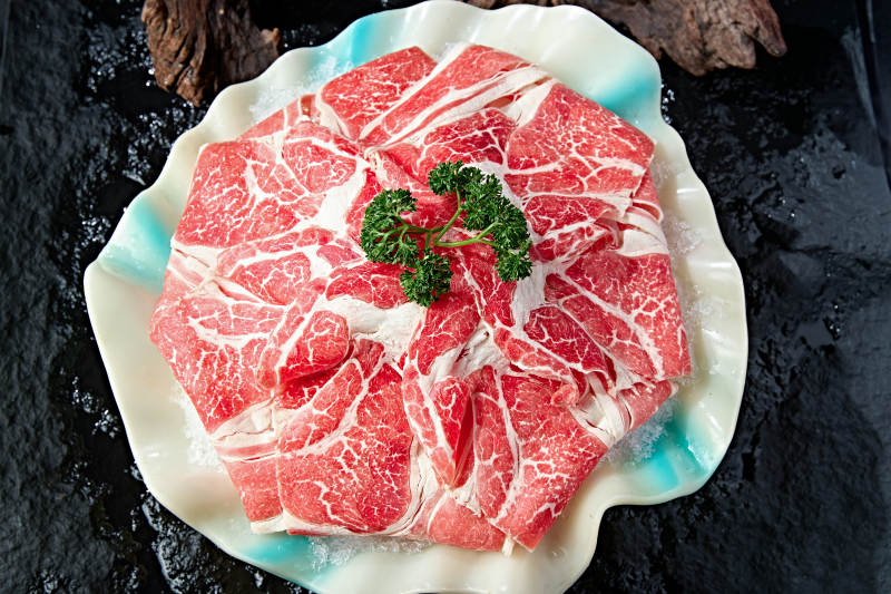 极品3A雪花上脑和牛切片