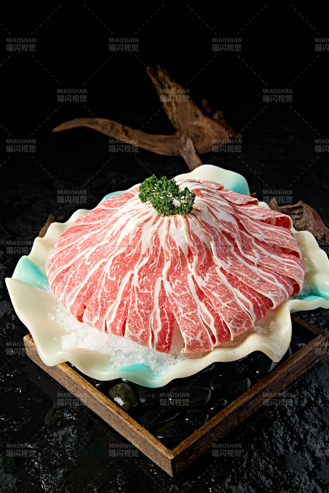 极品日式雪花和牛切片