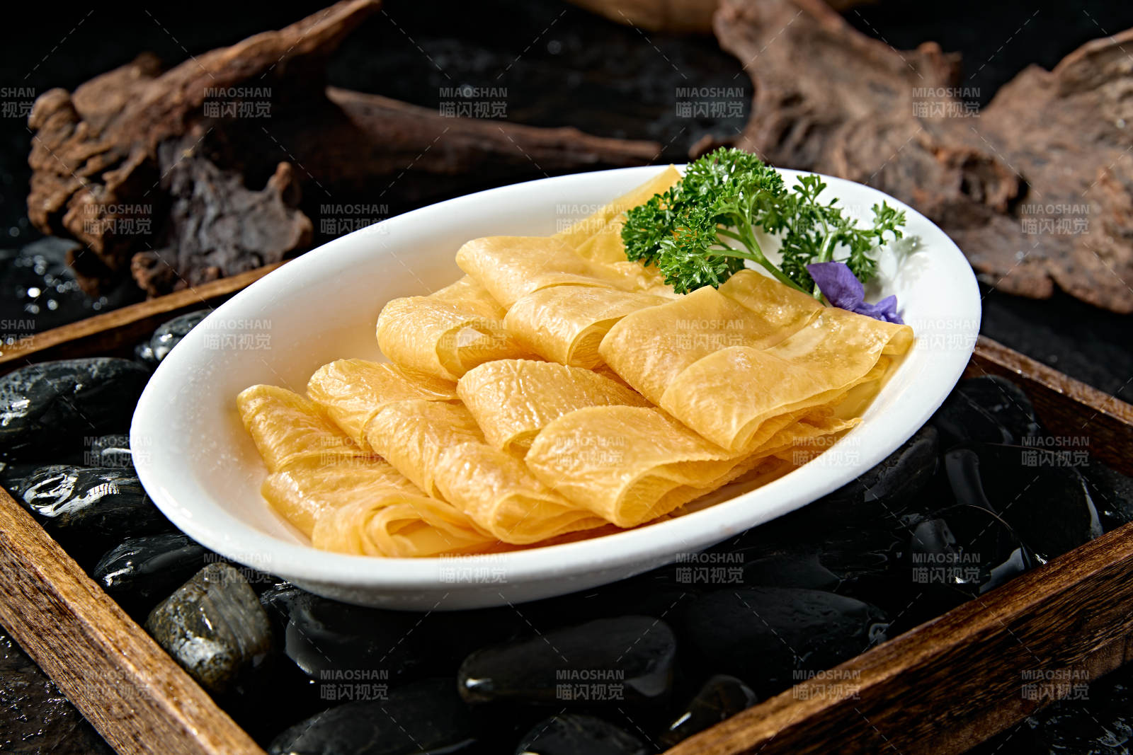 火锅涮品食材传统油豆皮