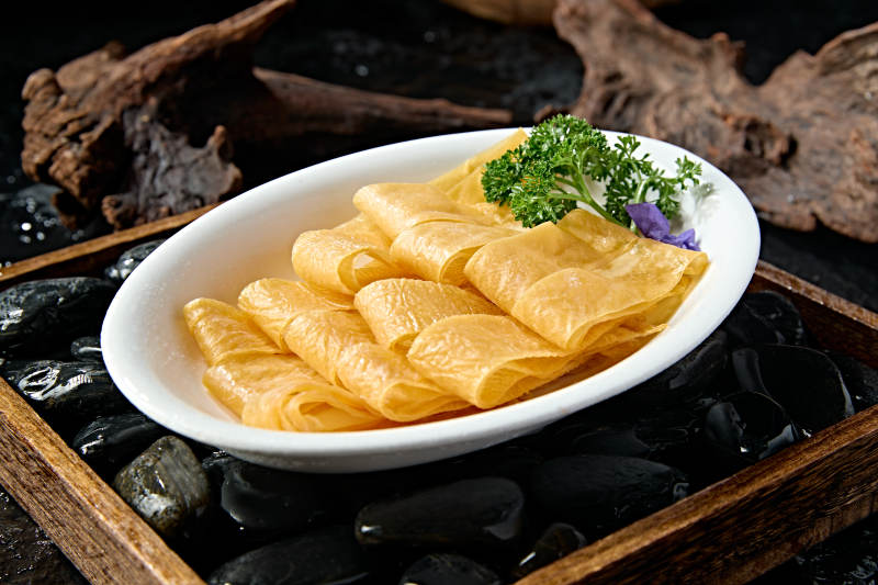 火锅涮品食材传统油豆皮