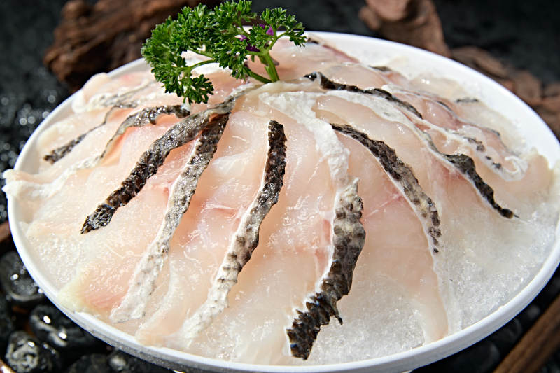 美味火锅食材鲜切青鱼皖鱼鱼片