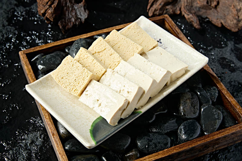 火锅食材鲜豆腐冻豆腐切片拼盘