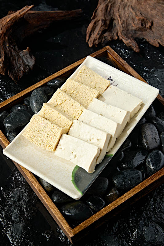 火锅食材鲜豆腐冻豆腐切片拼盘