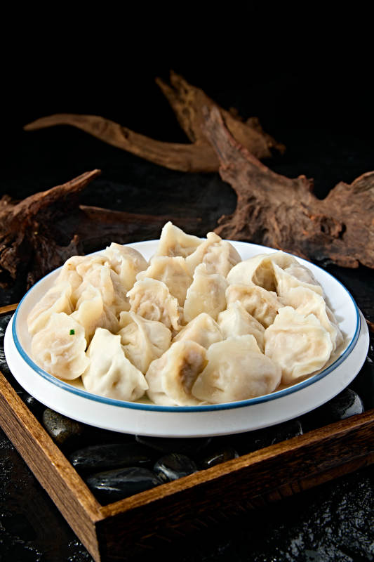 手工猪肉大葱馅饺子