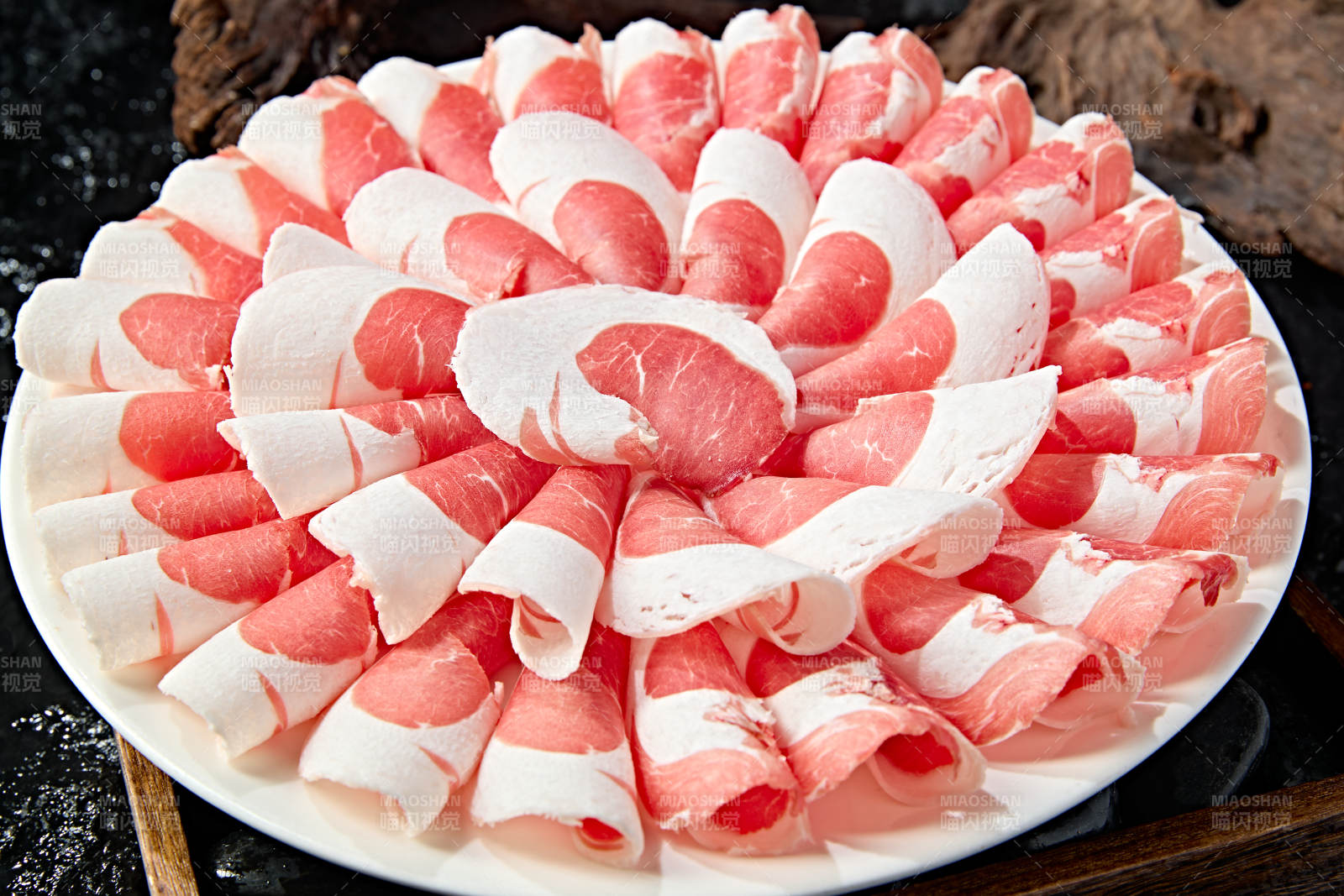 内蒙草原羔羊肉片