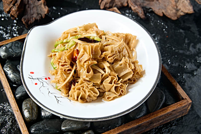 香醋凉拌莜面窝窝