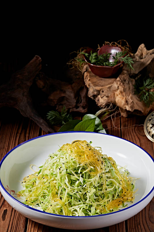 海蜇絲涼拌包菜