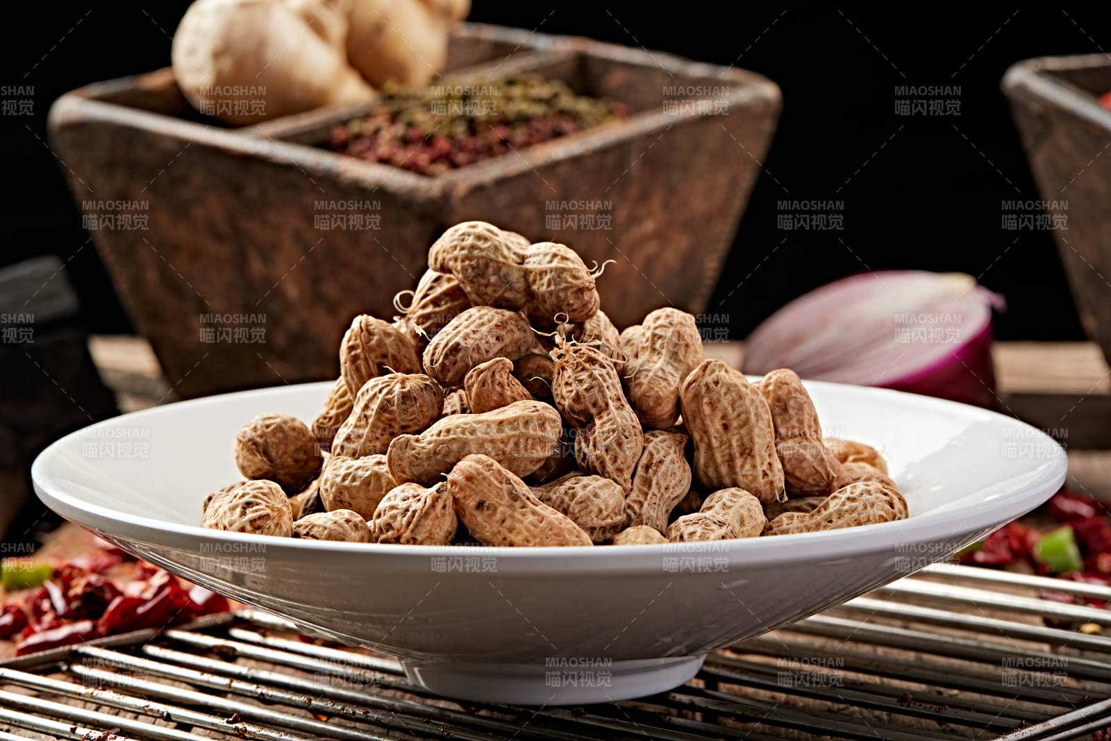 五香水煮带壳花生