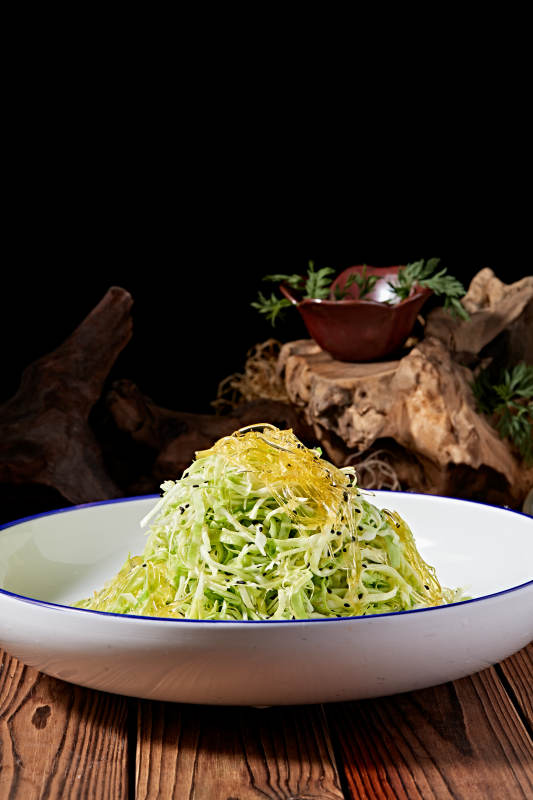 海蜇絲涼拌包菜