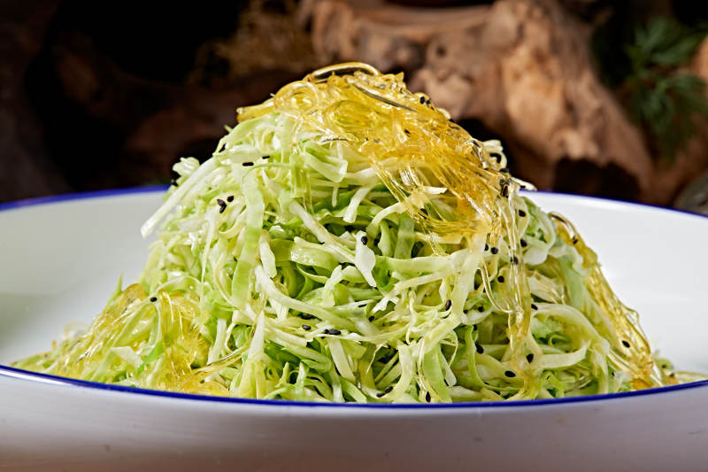 海蜇絲涼拌包菜