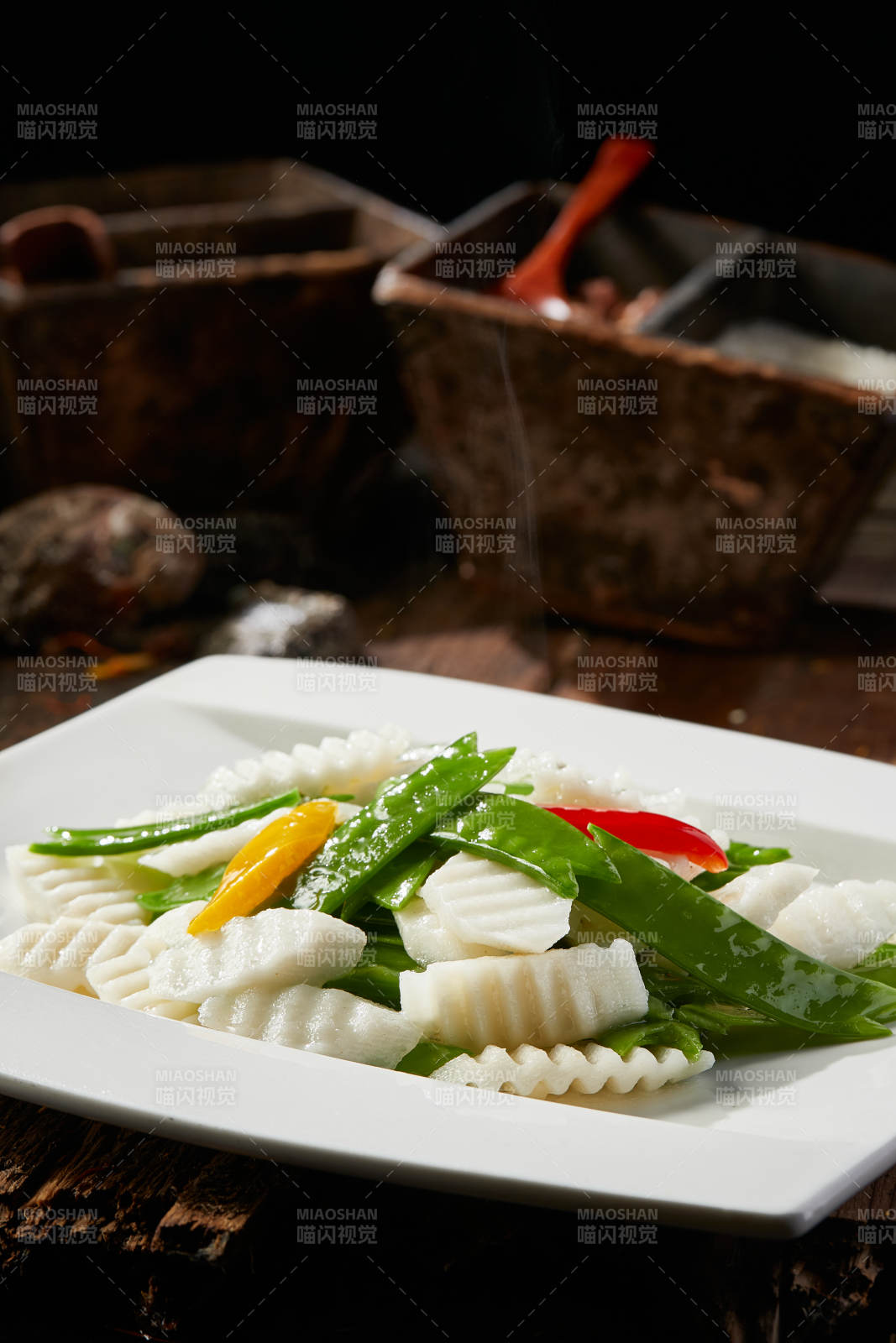 简版粤菜荷塘月色