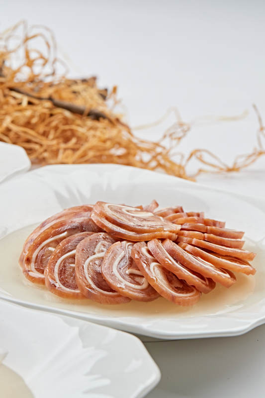 鱿鱼猪耳卷切片