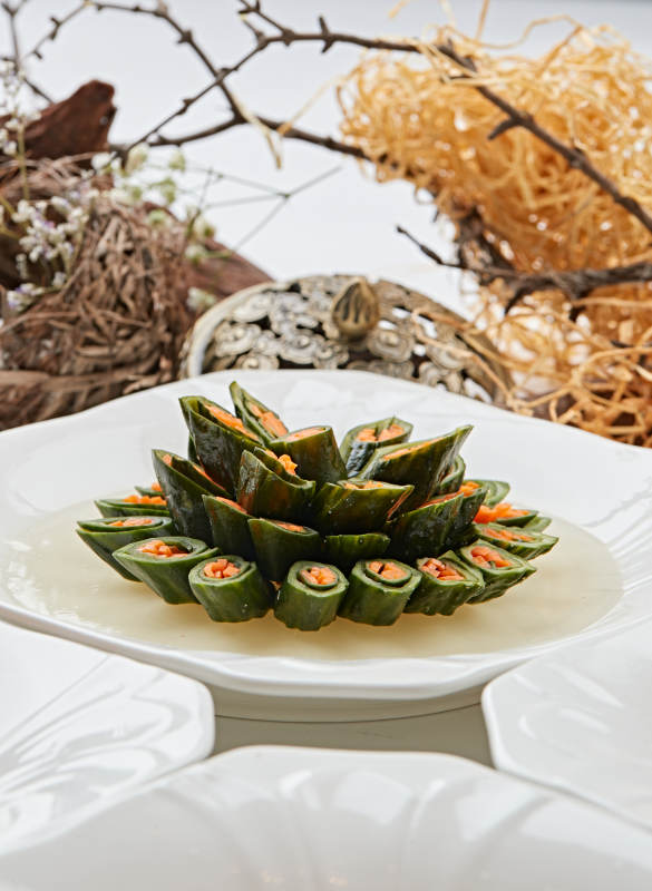 制作精美的艺术凉菜