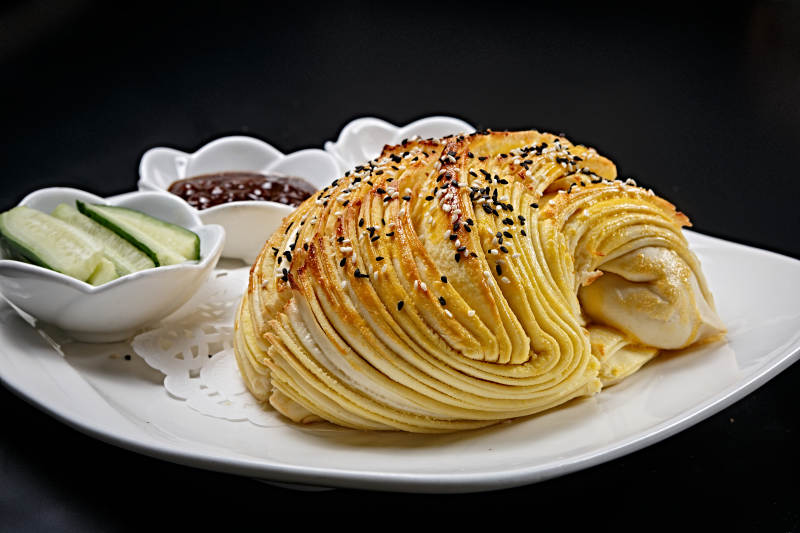 烘烤麻油大花卷