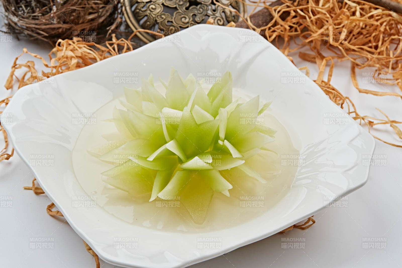 瓊脂蓮花白蘿卜