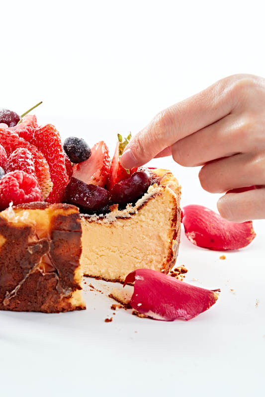 巴斯克芝士风暴鲜果乳酪蛋糕