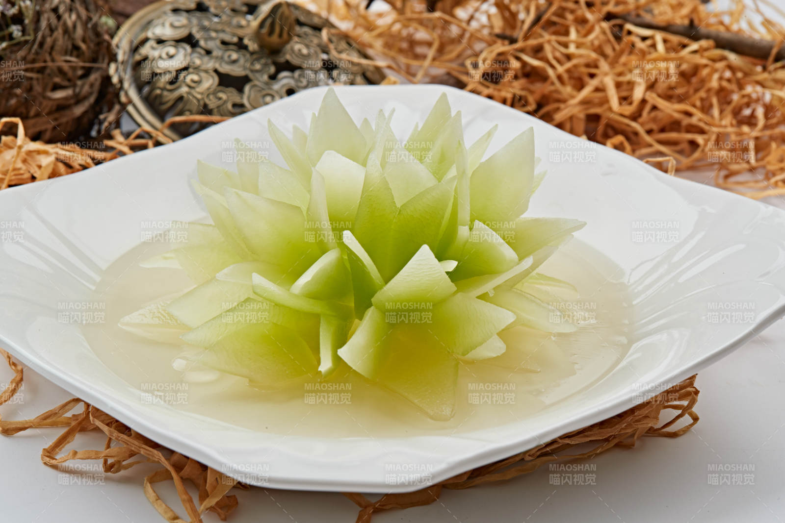 瓊脂蓮花白蘿卜