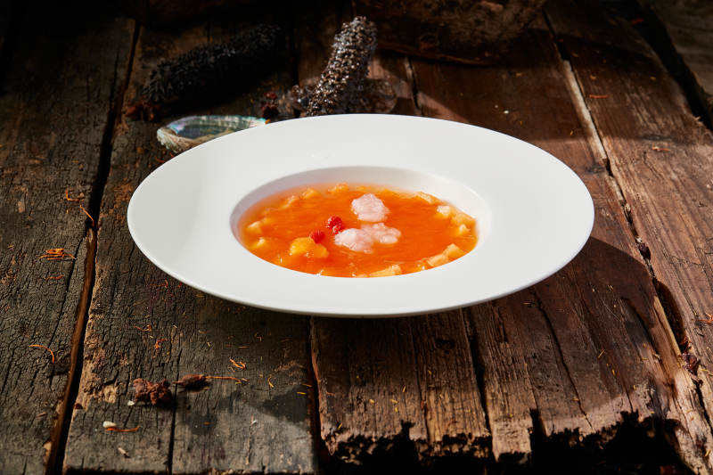 官府菜木瓜炖雪蛤