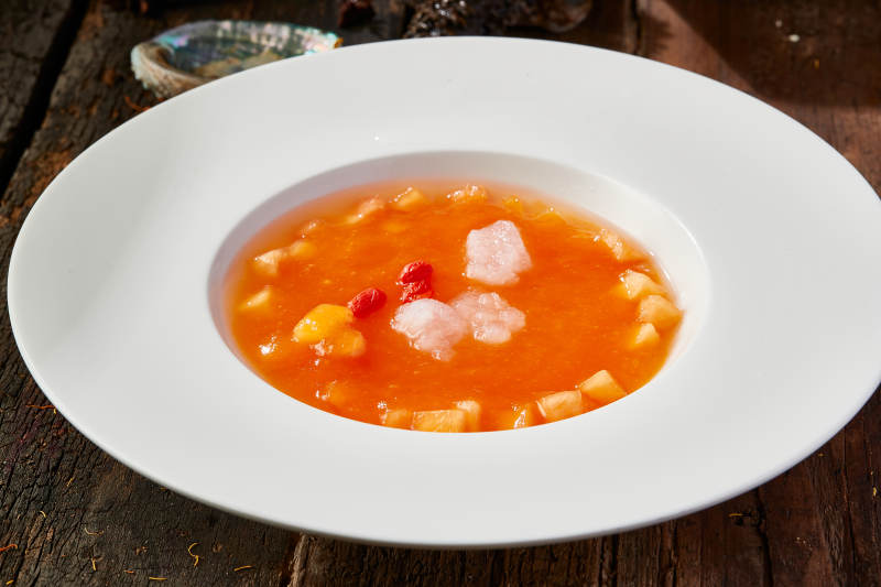 官府菜木瓜炖雪蛤