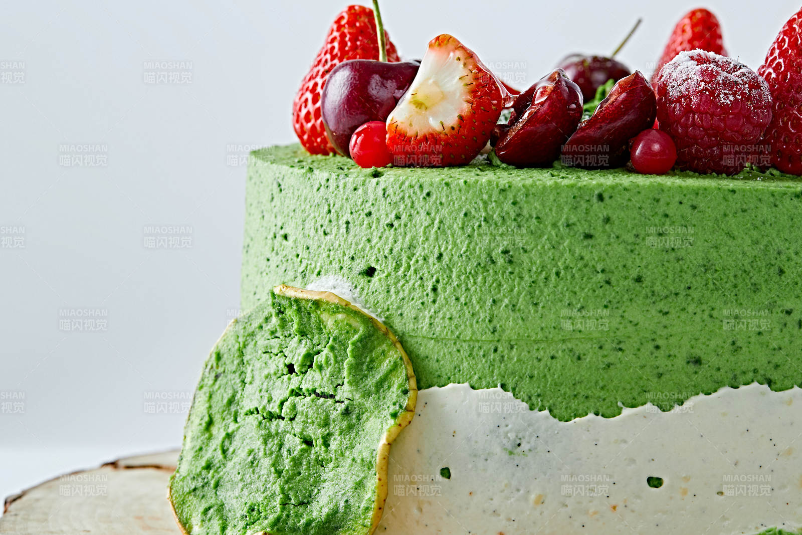 鲜果抹茶禅意鲜奶蛋糕