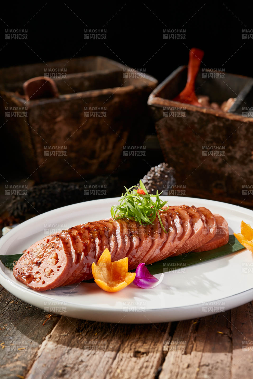 美味蜂蜜桂花蜜黄米藕