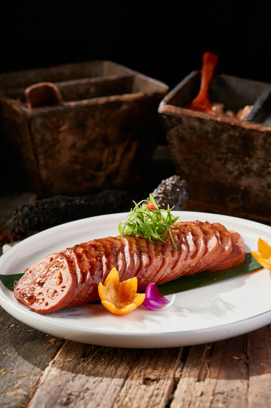 美味蜂蜜桂花蜜黄米藕