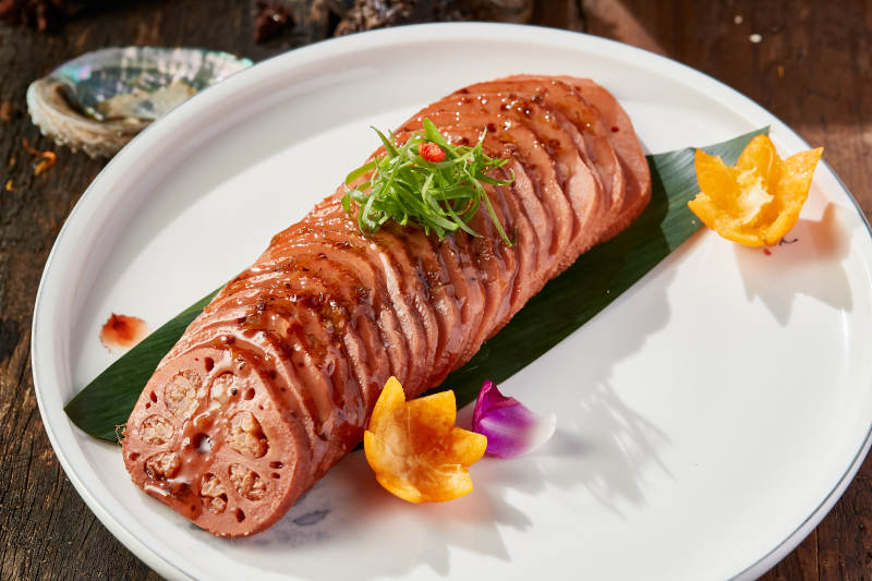 美味蜂蜜桂花蜜黄米藕