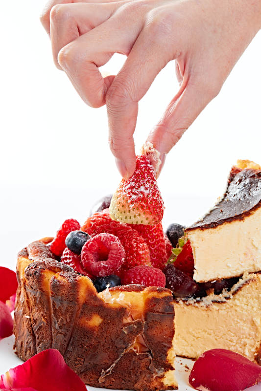 巴斯克芝士风暴鲜果乳酪蛋糕