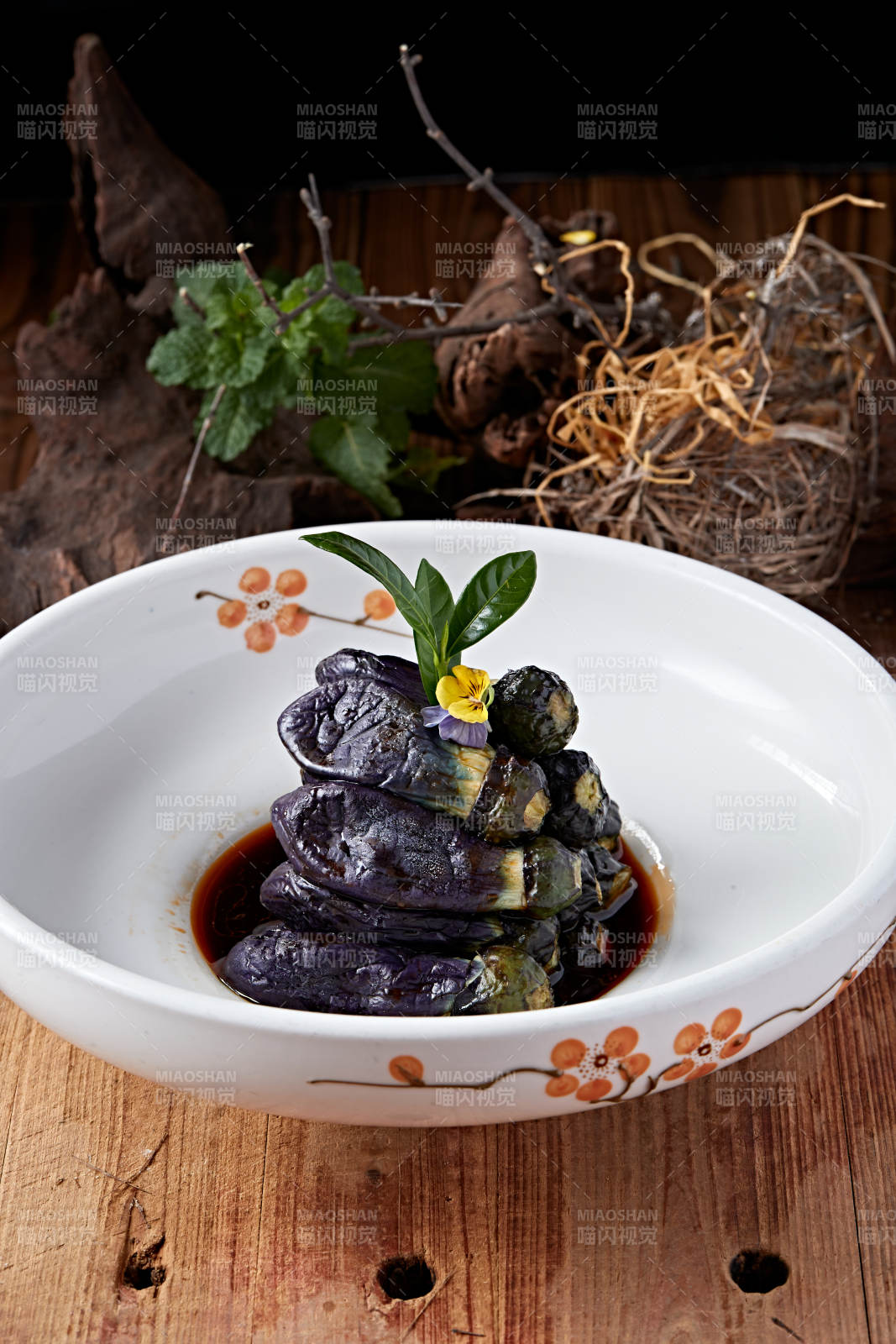 撈汁腌漬醬茄子