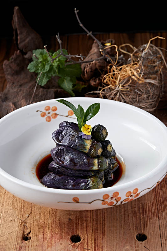 撈汁腌漬醬茄子