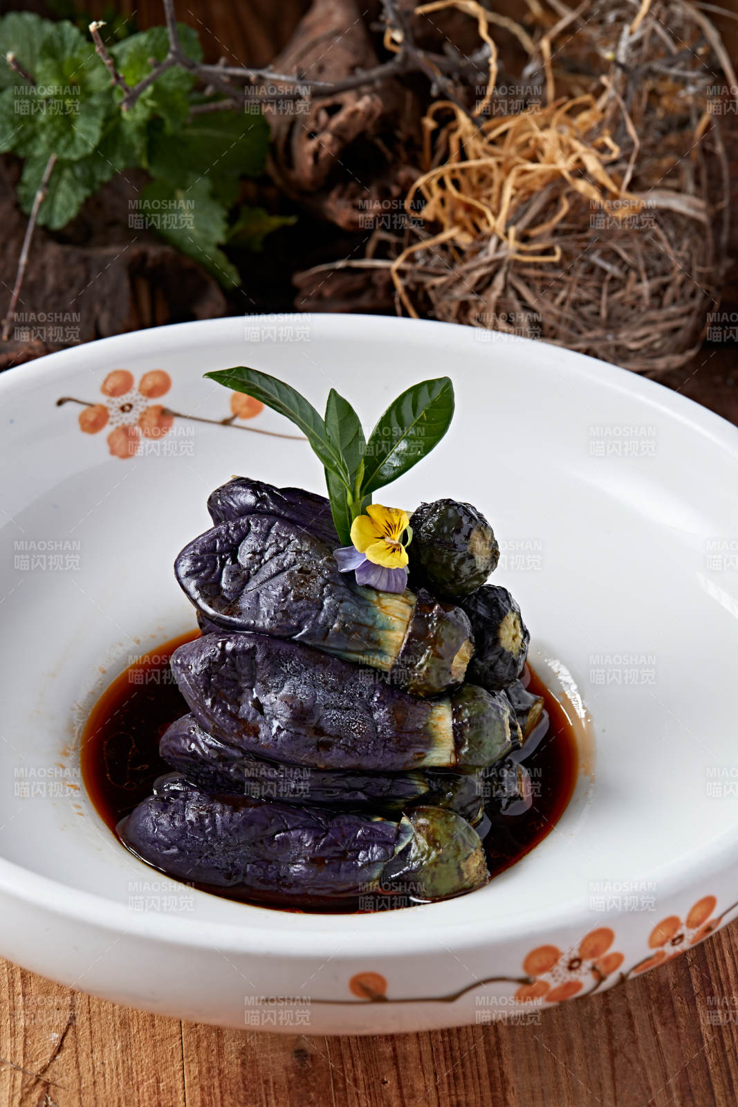 撈汁腌漬醬茄子