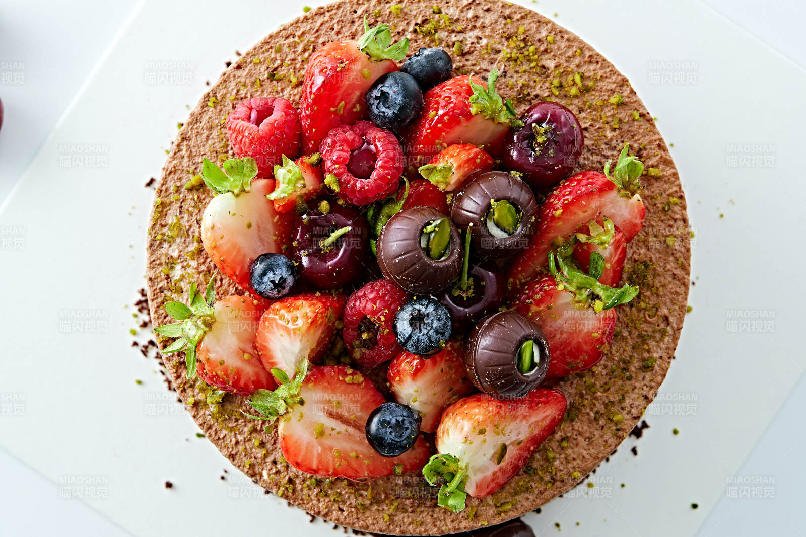 鲜果黑森林巧克力慕斯蛋糕