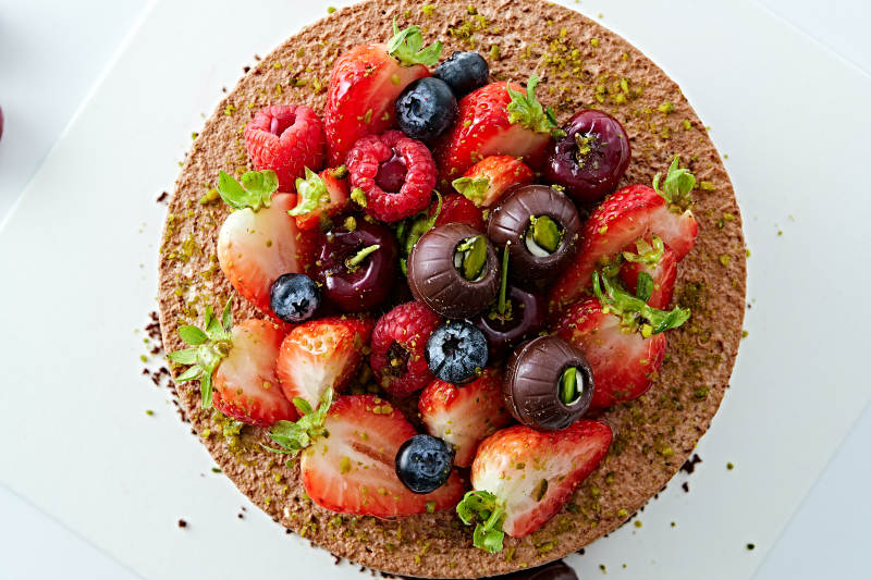 鲜果黑森林巧克力慕斯蛋糕