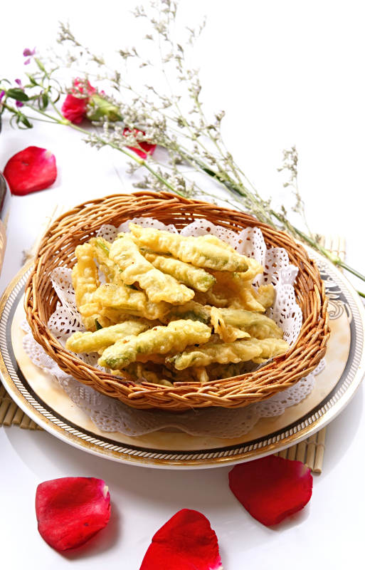 竹筐时蔬天妇罗